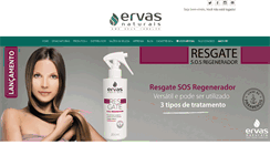 Desktop Screenshot of ervasnaturais.com.br