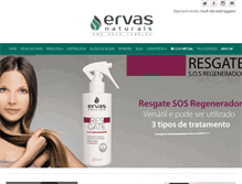 Tablet Screenshot of ervasnaturais.com.br